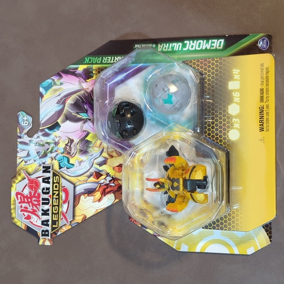 Bakugan legends Demorac ultra Colossus Barbetra starter pack battle league New - Picture 1 of 8